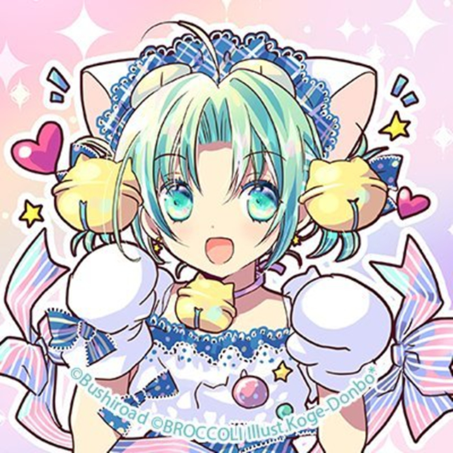 小夏钝帆公布啦最新绘制的「Di&middot;Gi&middot;Charat」（铃铛猫娘）数码子生日贺图