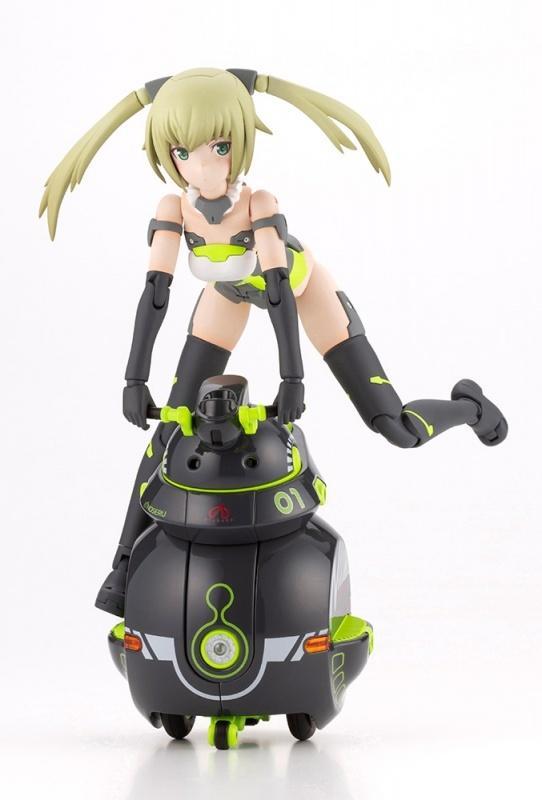 寿屋《Frame Arms Girl 骨装机娘》祈仙蒂雅 Racer＆NOSERU Racing Spec Ver. 组装手办，2022年8月发售！