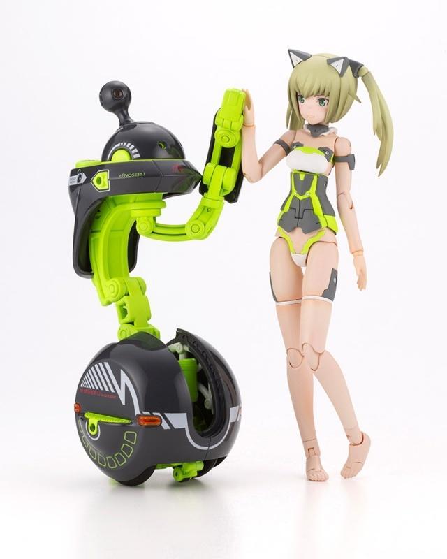 寿屋《Frame Arms Girl 骨装机娘》祈仙蒂雅 Racer＆NOSERU Racing Spec Ver. 组装手办，2022年8月发售！