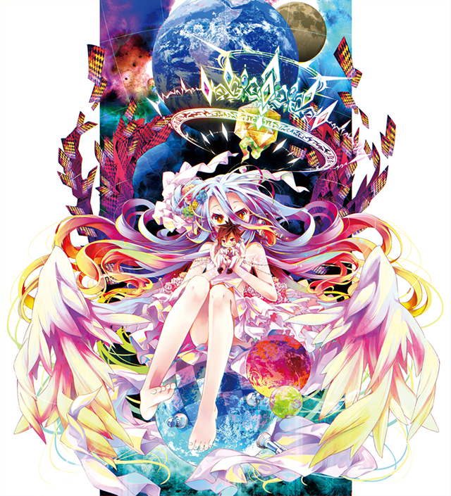 轻小说「NO GAME NO LIFE 游戏人生」十周年纪念主视觉图公布