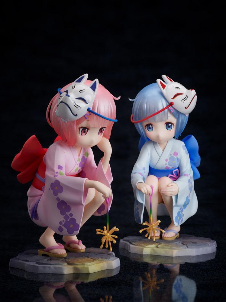 F:NEX《Re:从零开始的异世界生活》拉姆＆雷姆 -幼夏的回忆- 1/7比例手办，2022年11月发售！