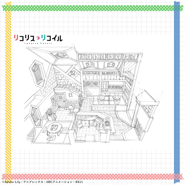 动画「Lycoris Recoil」第五话部分设定和原画公布